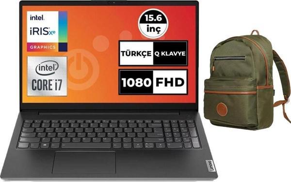 LENOVO V15 G3 i7-1255U 24GB 4TB SSD Dos 15.6" FHD Taşınabilir Bilgisayar 82TT0055TX 020 + Çanta - Image 1