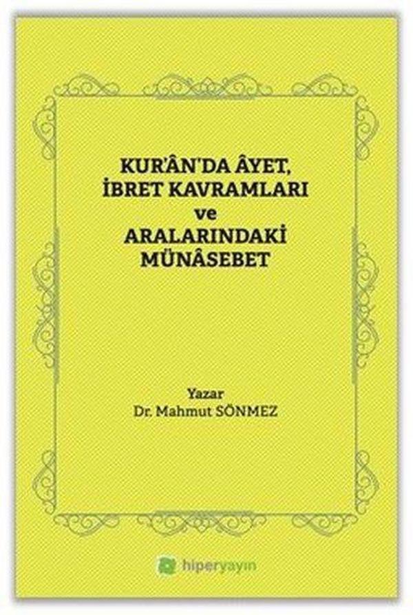 Kur'an'da Ayet İbret Kavramları ve Aralarındaki Münasebet - Hiperlink - Image 1
