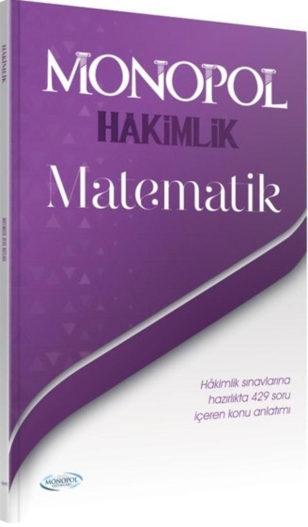 2024 Hakimlik Matematik Ders Notları - Monopol Yayınları - Image 1