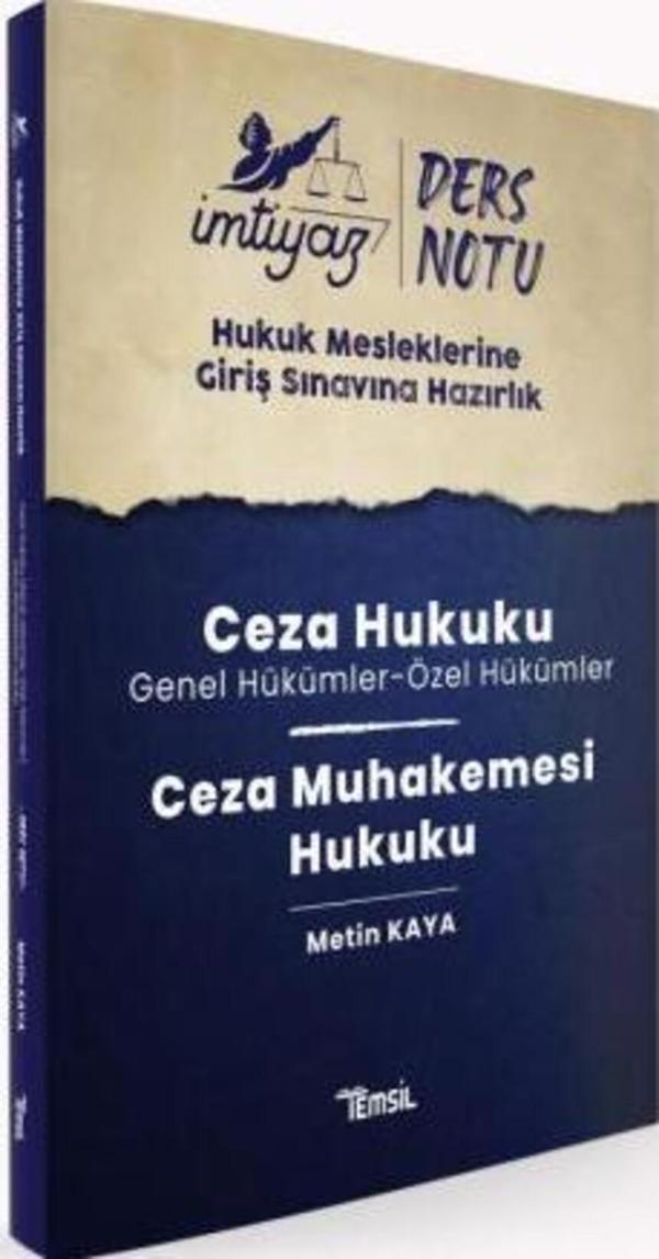 Hmgs Ceza Hukuku & Ceza Muhakemesi Hukuku - Temsil Kitap - Image 1