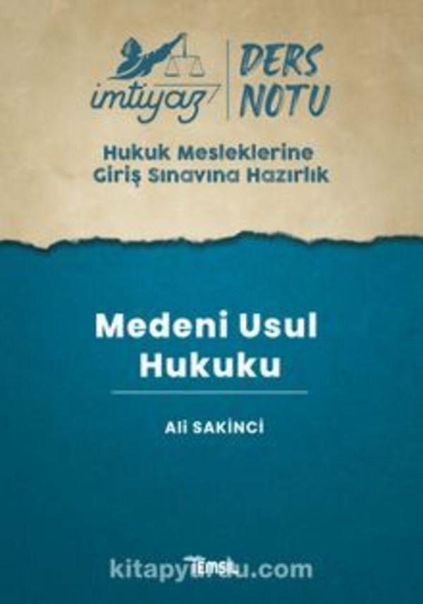 İmtiyaz Ders Notları Hmgs Medeni Usul Hukuku - Temsil Kitap - Image 1
