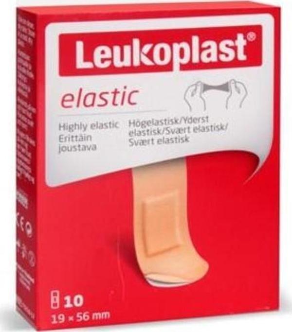 Leukoplast Elastic 19x56 mm 10 Adet Yara Bandı - Image 1