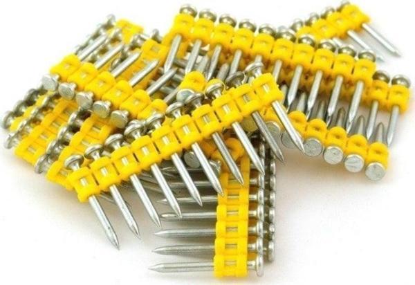 Akdeniz  2,9*38 mm Havalı Beton çivisi 1000 Adet+Gaz - Image 1
