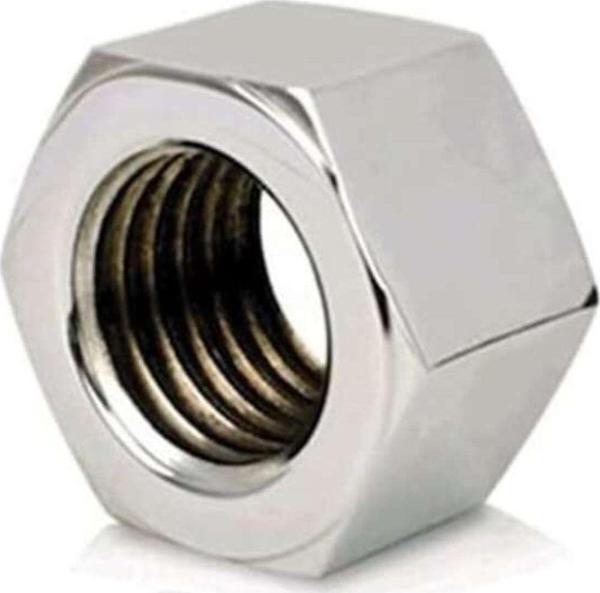 Akdeniz Çelik Galvanizli Somun Din934 M4x0,70 Mm 6 Kalite 100 Adet - Image 1