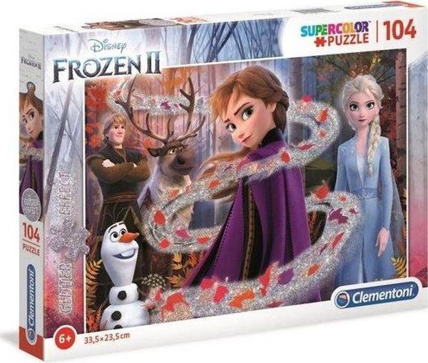 Clementoni Glitter Frozen 2104 Parça Puzzle 120162 - Image 1