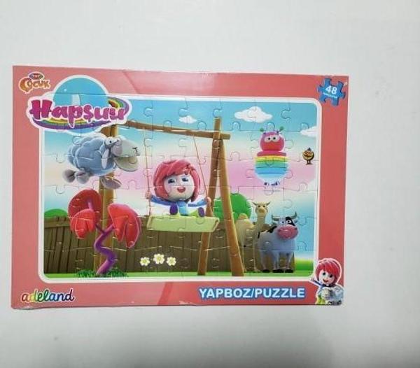 Adeland Trt Çocuk Hapşuu 48 Parça Yapboz (Puzzle) - Image 1