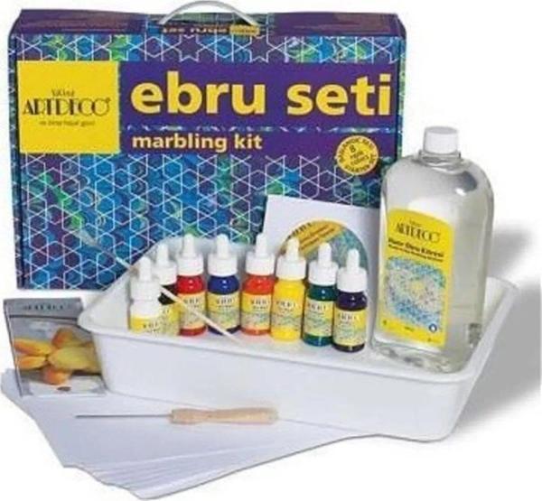 Artdeco Ebru Başlangıç Seti 8 Renk - Image 1