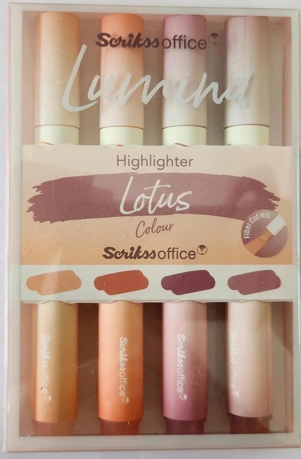 Scrikss Lumina Lotus Fosforlu Kalem 4'lü Set - Image 1