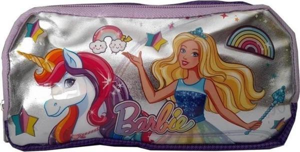 Hakan Çanta Lisanslı Barbie Kalemlik Çift Gözlü  Barbi Kız Kalem Çantası  - Image 1