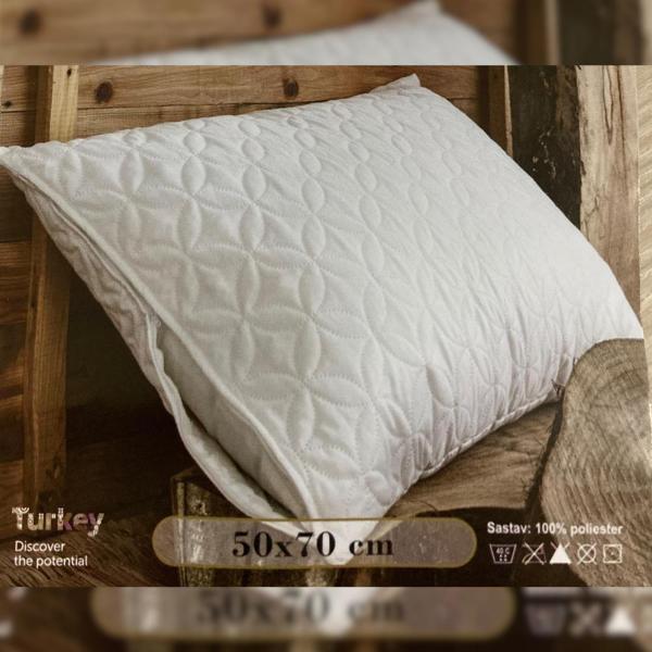 Family Home Fermuarlı Yastık Alezi Beyaz  - Image 1