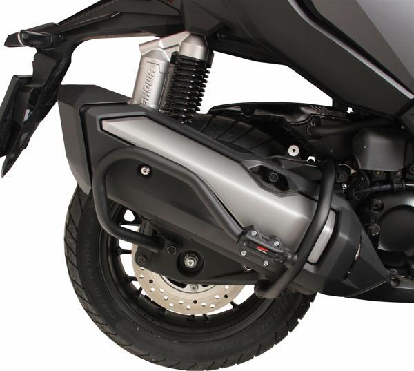 GP Kompozit Honda ADV 350 2023-2024 Uyumlu Egzoz Koruma Demiri Siyah - Image 1