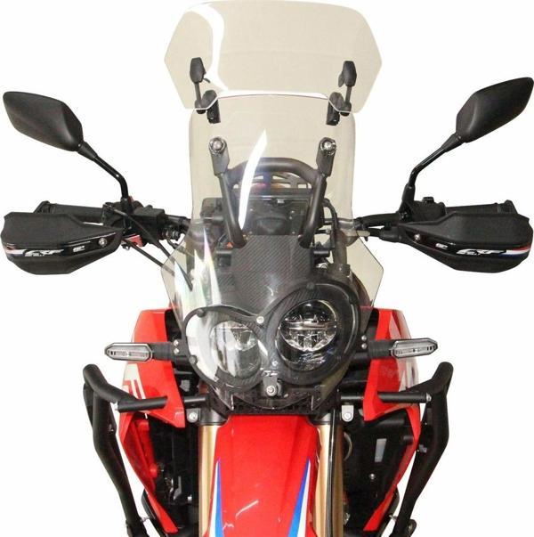 GP Kompozit Honda CRF250 Rally 2023-2024 Uyumlu Plastik Elcik Koruma Siyah - Image 1