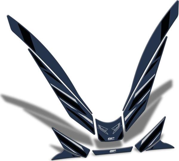 GP Kompozit Honda PCX 125 2021-2024 Uyumlu Ön Grenaj Pad Mavi - Image 1