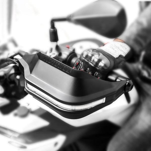 Motowolf Ledli Denge Topuzlu Elcik Koruma Sarı Beyaz Işık - Image 1