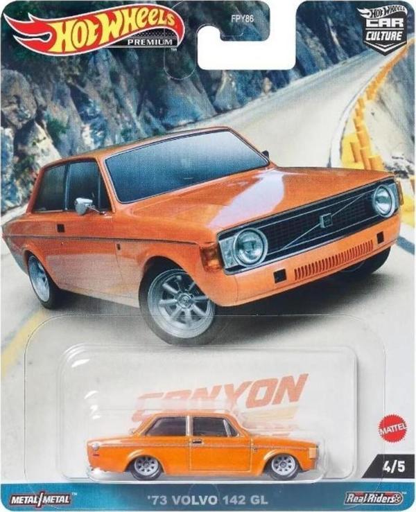 Hot Wheels Premium Car Culture  73 Volvo 142 GL FPY86 HKC53 - Image 1