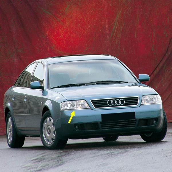Audi A6 1998-2001 Sağ Ön Far Altı Krom Çıta 4B0807174 - Image 1