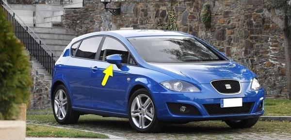 Seat Leon 2010-2011-2012 Sağ Dış Dikiz Aynası Kapağı 6J0857538D - Image 1
