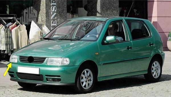 VW Polo HB Hatchback 1994-1999 Ön Sağ Far Manuel Ayar 6N1941016 - Image 1
