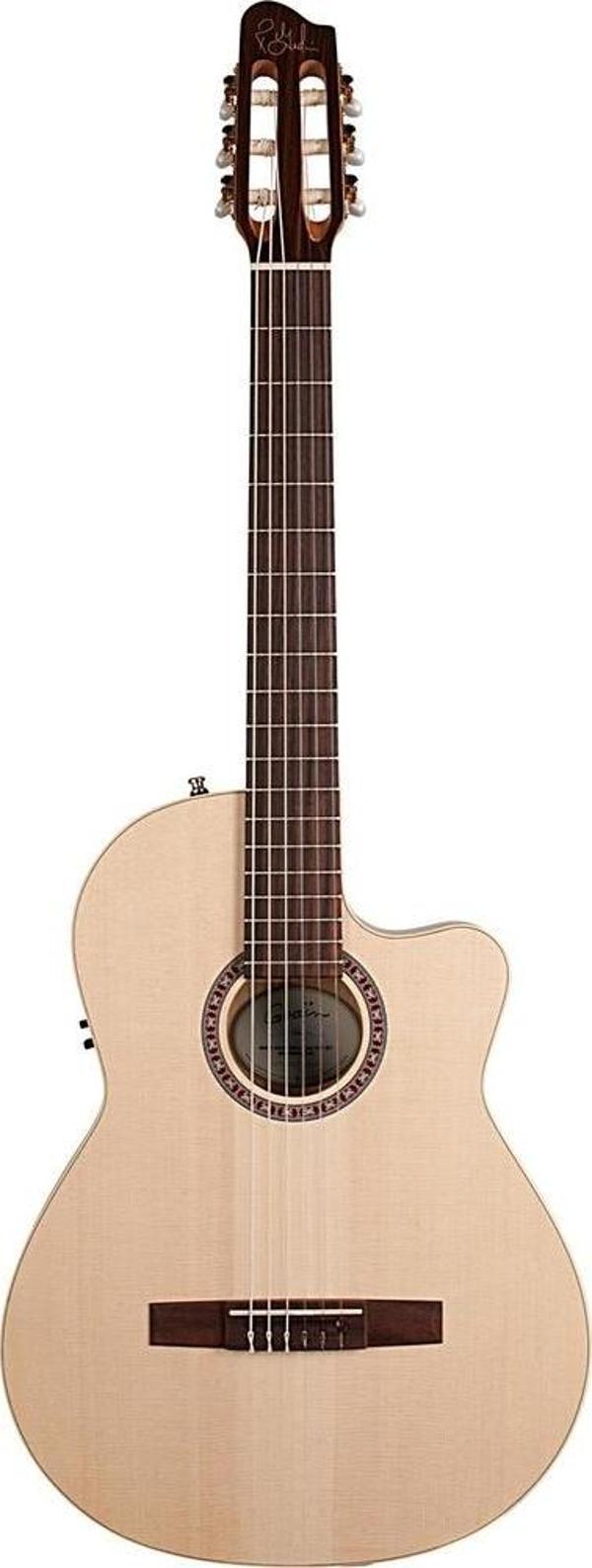 Godin Arena CW Clasica II Elektro Klasik Gitar (Natural) - Image 1