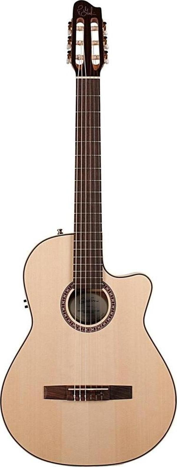 Godin Arena Mahogany CW Clasica II Elektro Klasik Gitar (Natural) - Image 1