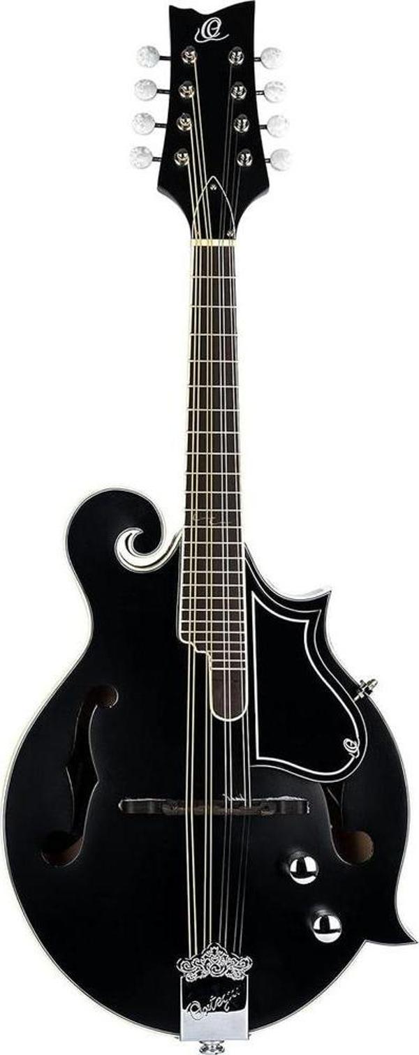 Ortega RMFE40SBK F-Style 8-Telli Elektro Mandolin (Siyah) - Image 1