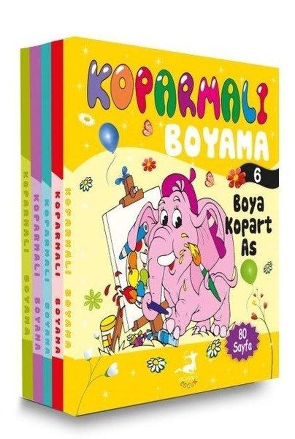Koparmalı Boyama Seti 2 - 5 Kitap Takım - Olimpos Çocuk - Image 1