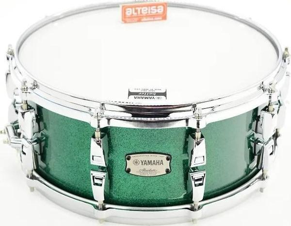 Yamaha Absolute Akçaağaç Hybrid 14"x6" Trampet (Jade Green Sparkle) - Image 1