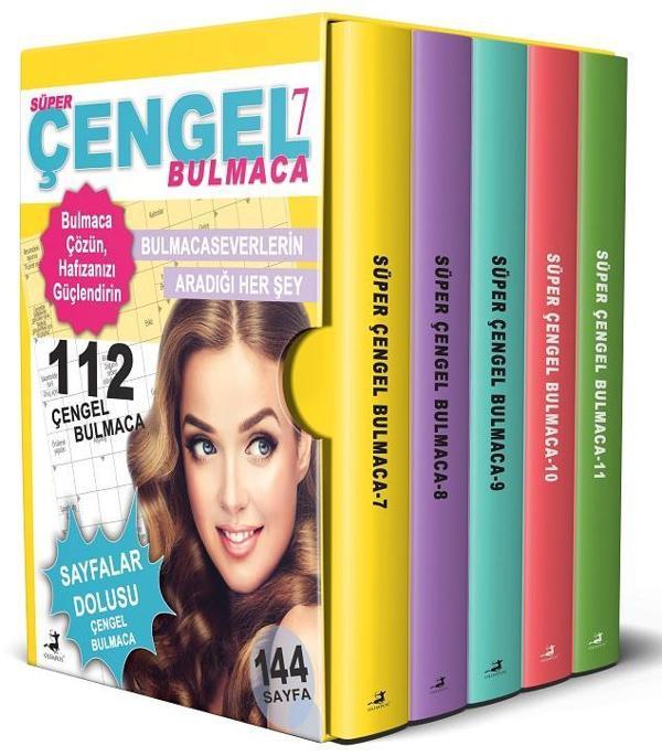 Süper Çengel Bulmaca Seti - 5 Kitap Takım - Olimpos Yayınları - Image 1