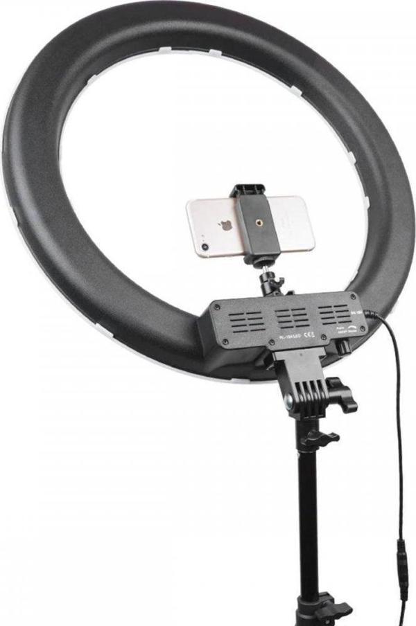 Newface Ring Light RGB RL-14 Selfie Işığı Tripodlu Kumandalı Makyaj Lambası - Image 1