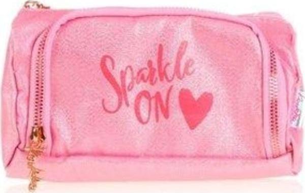 Kaukko Sparkle Plump Kalem Çantası (Tropıcal Pembe) - Image 1