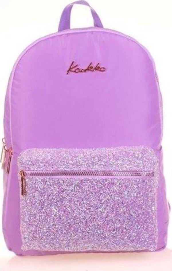 Kaukko Bright Sırt Çantası (Taşlı-Lila) - Image 1