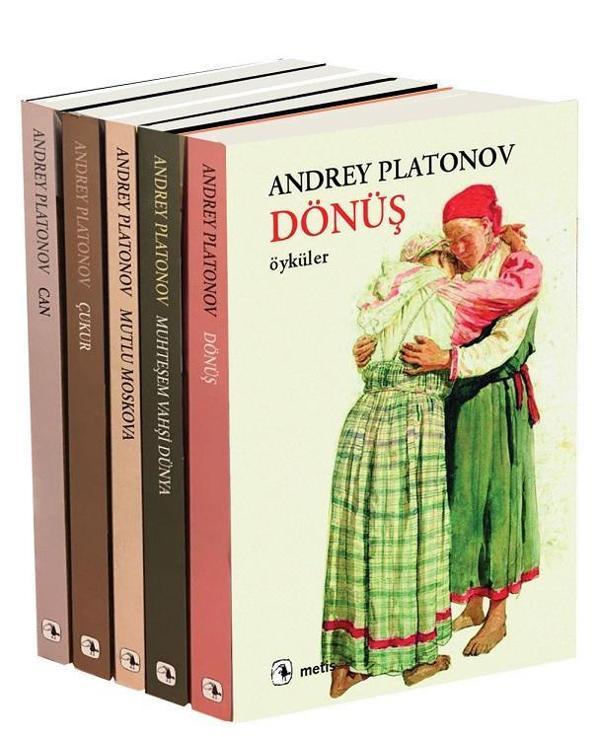 Andrey Platonov Seti 5 Kitap Takım - Hediyeli - Metis Yayınları - Image 1