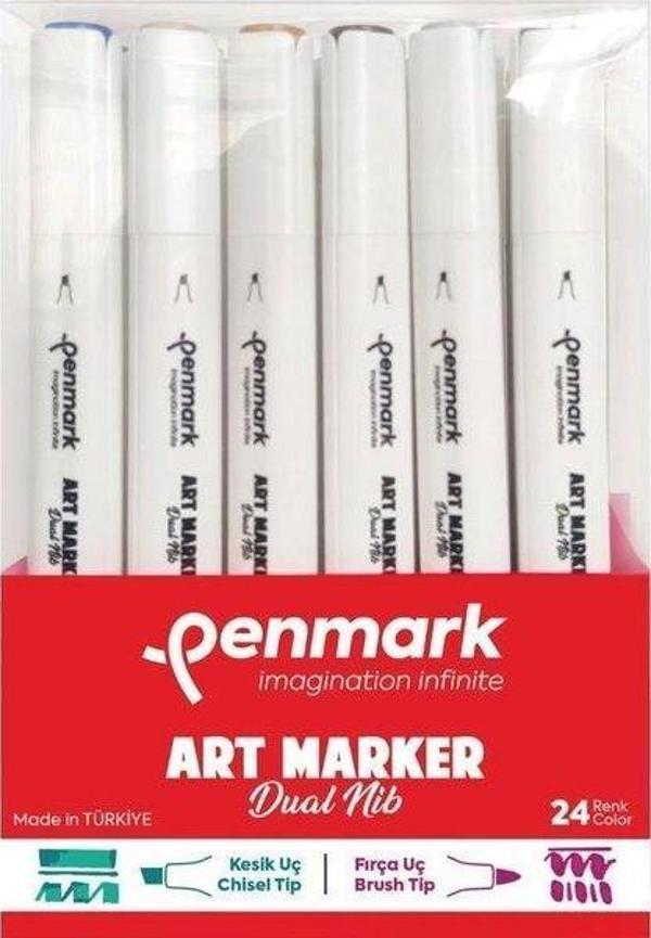 Penmark Marker's Art Brush Kalem 24 Lü Set - Image 1