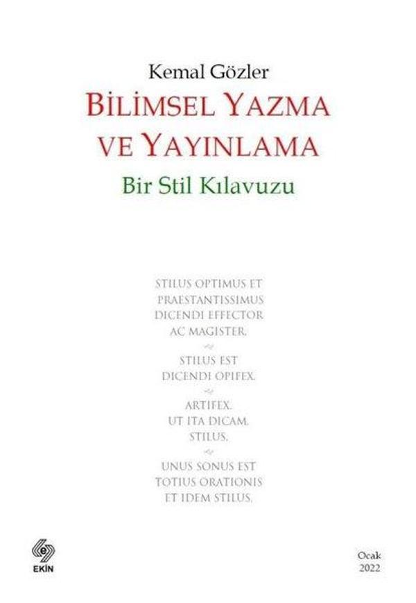 Bilimsel Yazma ve Yayınlama: Bir Stil Kılavuzu - Ekin Basım Yayın - Image 1