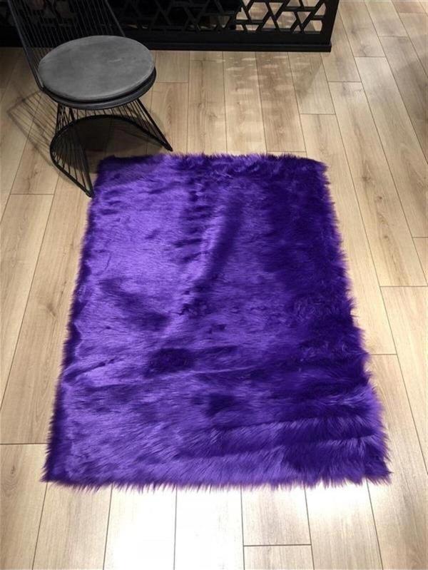 Markaev A Post Mor Peluş Yıkanabilir Kaymaz Taban Salon Mutfak Çocuk Koridor Yatak Odası Halısı - Image 1