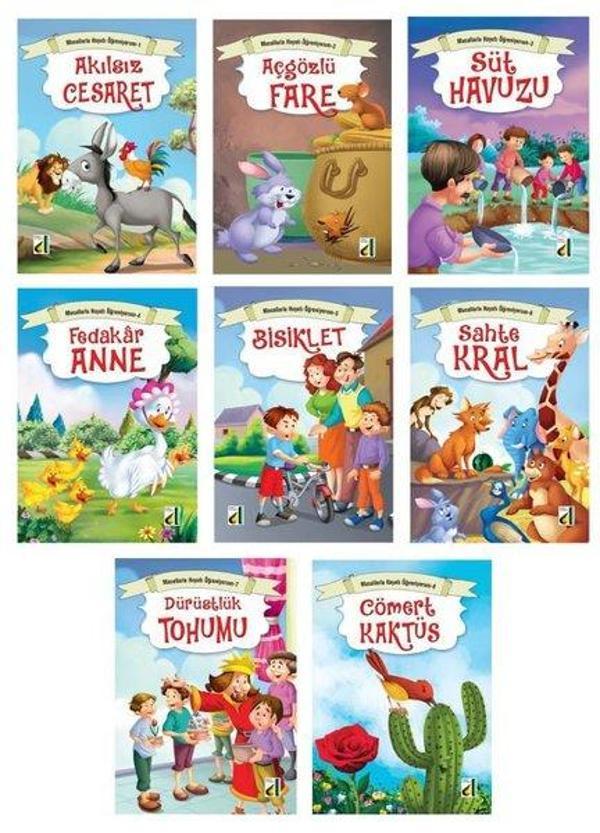 Masallarla Hayatı Öğreniyorum - 8 Kitap Takım - Damla Yayınevi - Image 1