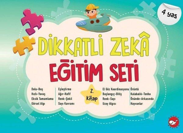 Dikkatli Zeka Eğitim Seti 2. Kitap - 4 Kitap Takım - Beyaz Balina Yayınları - Image 1