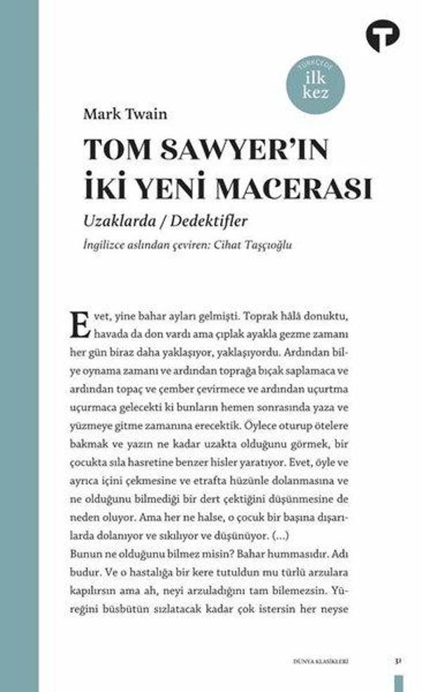 Tom Sawyer'in İki Yeni Macerası - Turkuvaz Kitap - Image 1