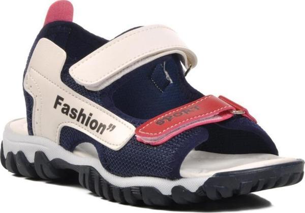 Ayakmod 24-410-F Lacivert-Beyaz-Kırmızı Çocuk Sandalet - Image 1