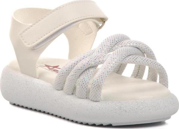 Ayakmod 24-401-P Beyaz Çocuk Sandalet - Image 1