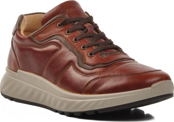 Ayakmod 28801 Taba Hakiki Deri Erkek Casual Ayakkabı - Image 1