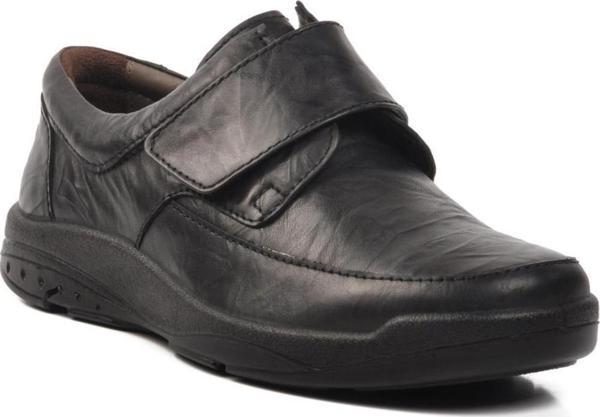 Ayakmod 15000 Siyah Hakiki Deri Erkek Günlük Ayakkabı - Image 1