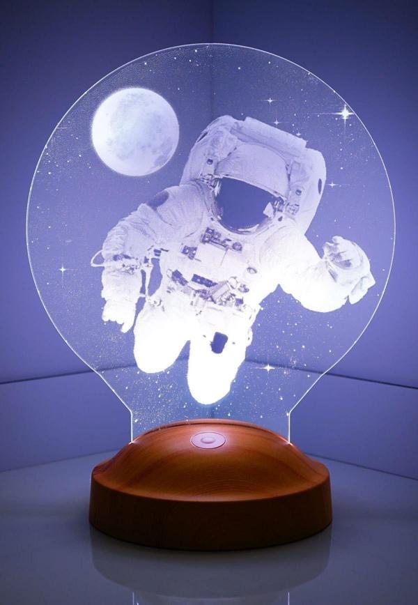 Sevgi Lambası Astronot Figürlü Uzay Hediyesi, Led Lamba - Image 1