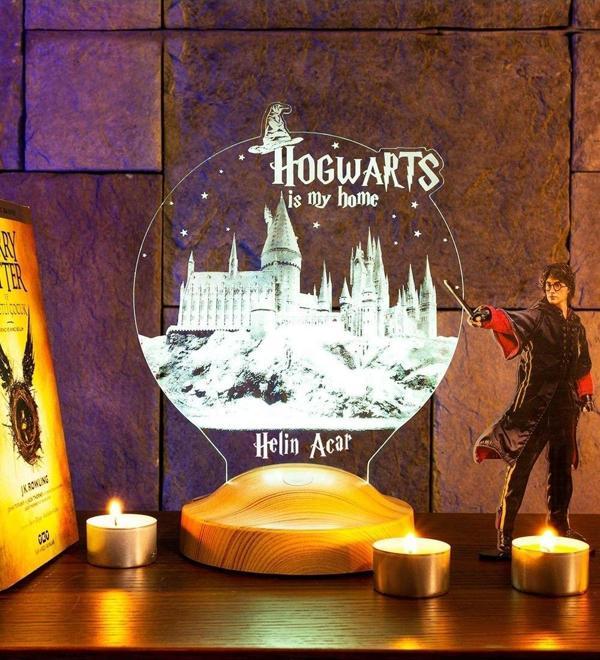 Sevgi Lambası Harry Potter Hogwarts Gece Lambası - Image 1