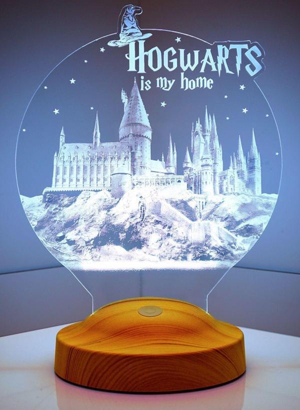 Sevgi Lambası Harry Potter Hogwarts Hediyesi 3 Boyutlu Led Lamba - Image 1