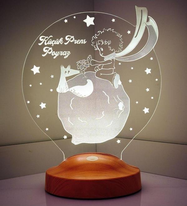 Sevgi Lambası Küçük Prens Le Petit Prince Çocuk Odası Hediyesi Led Lamba - Image 1