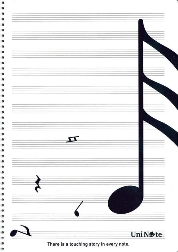Çınar Dizayn A4 Müzik Defteri 30 Yp.  Spr. Pp. Kpk. - Image 1