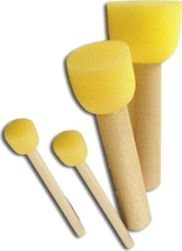 Elif Sünger Ponpon Fırça Tampon 4 Lü - Image 1