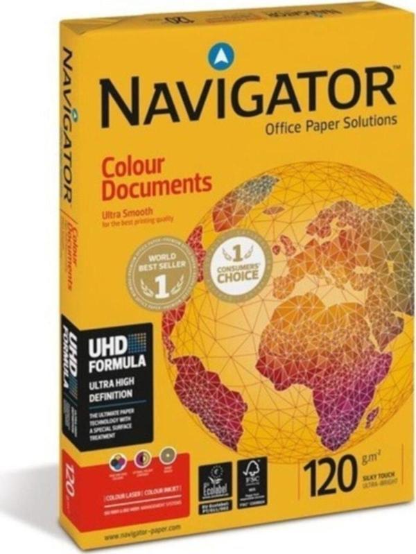 Navigator Gramajlı A4 Fotokopi Kağıdı 120 Gram 250 Li (1 Top 250 Adet Kağıt) - Image 1