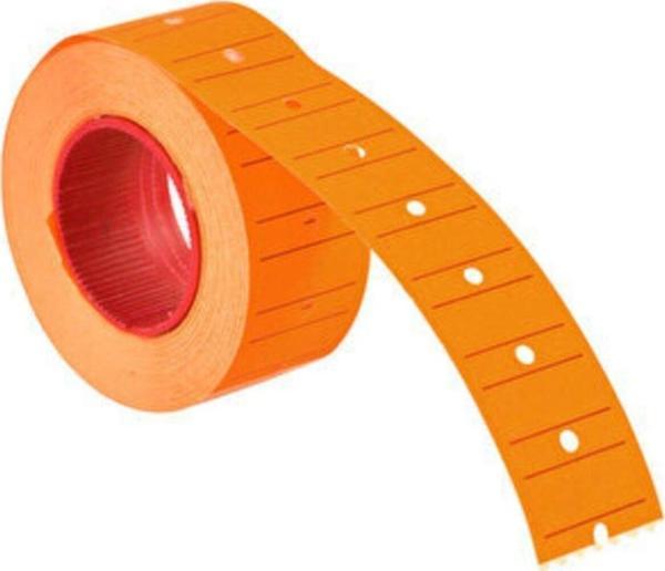 Rubenis Fiyat Etiketleme Makinesı Etiketi Turuncu (12 Rulo) - Image 1